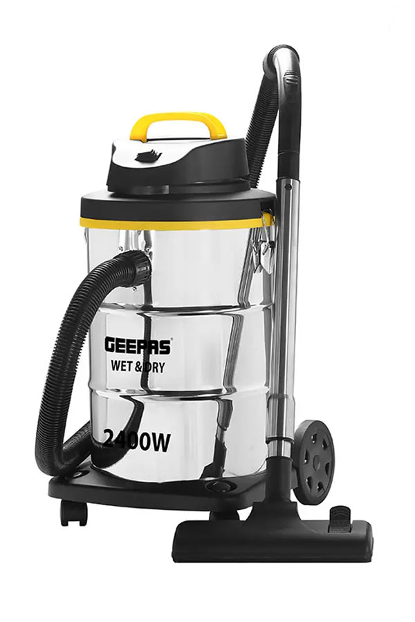 Geepas Wet Dry Stainless Steel Vacuum 