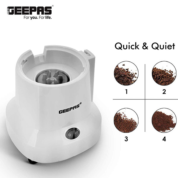 Geepas Electric Coffee Big Grinder 450W Realkaizen